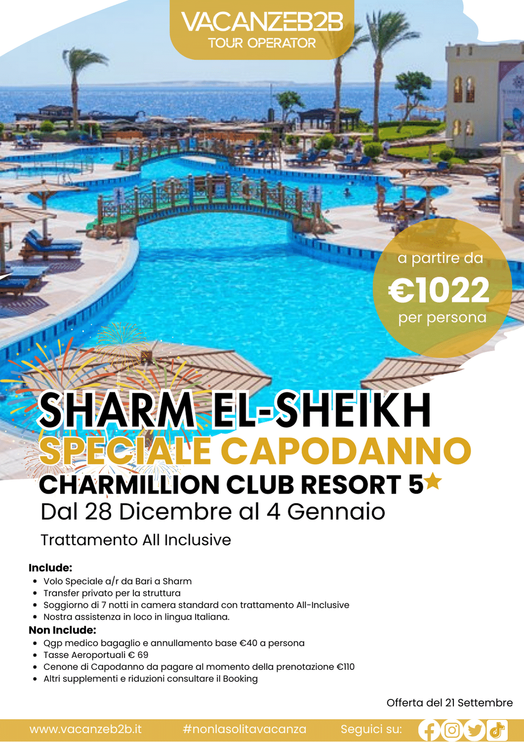 Capodanno a Sharm CHARMILLION CLUB RESORT 5