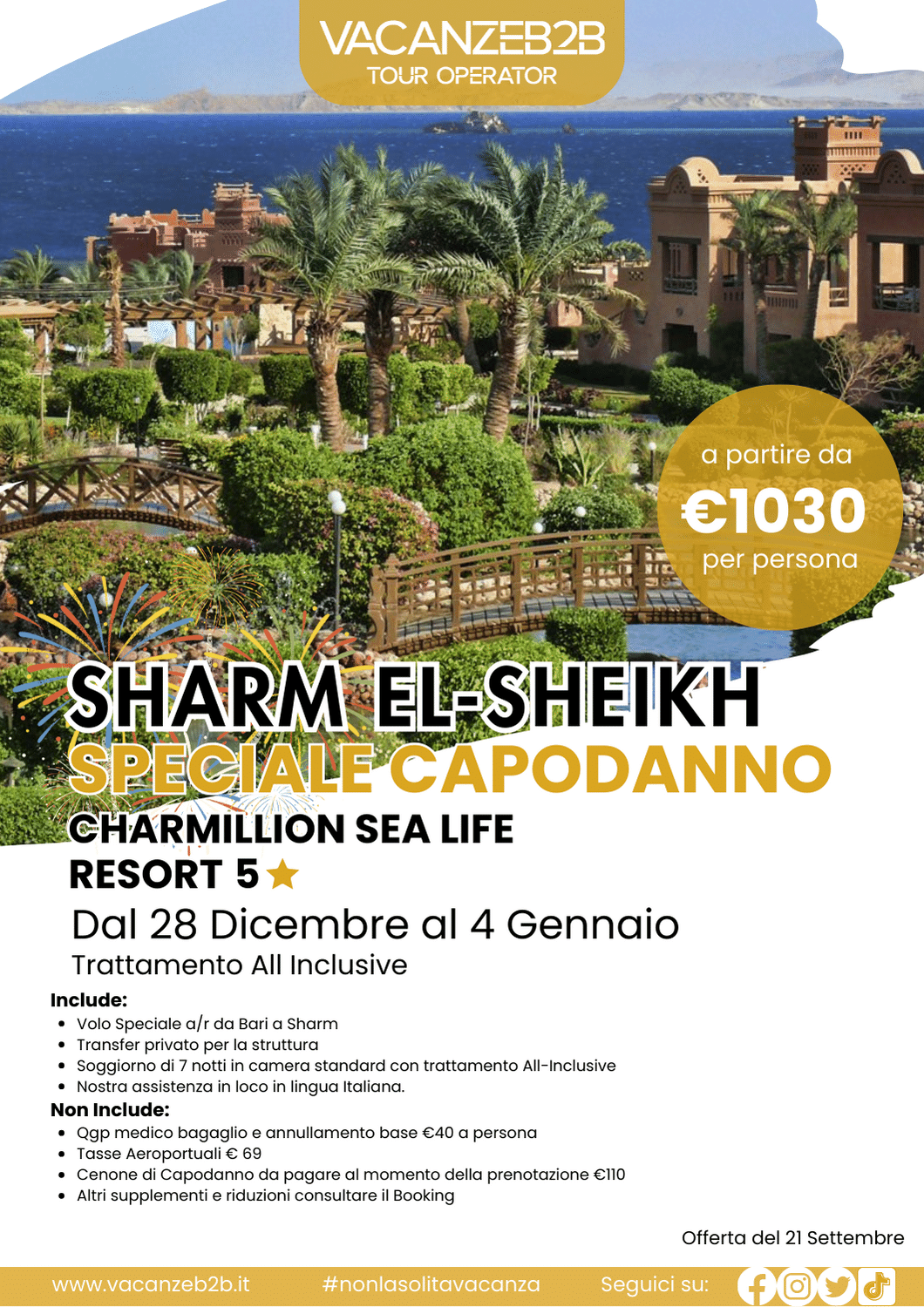 Capodanno a Sharm Charmillion Sea Life