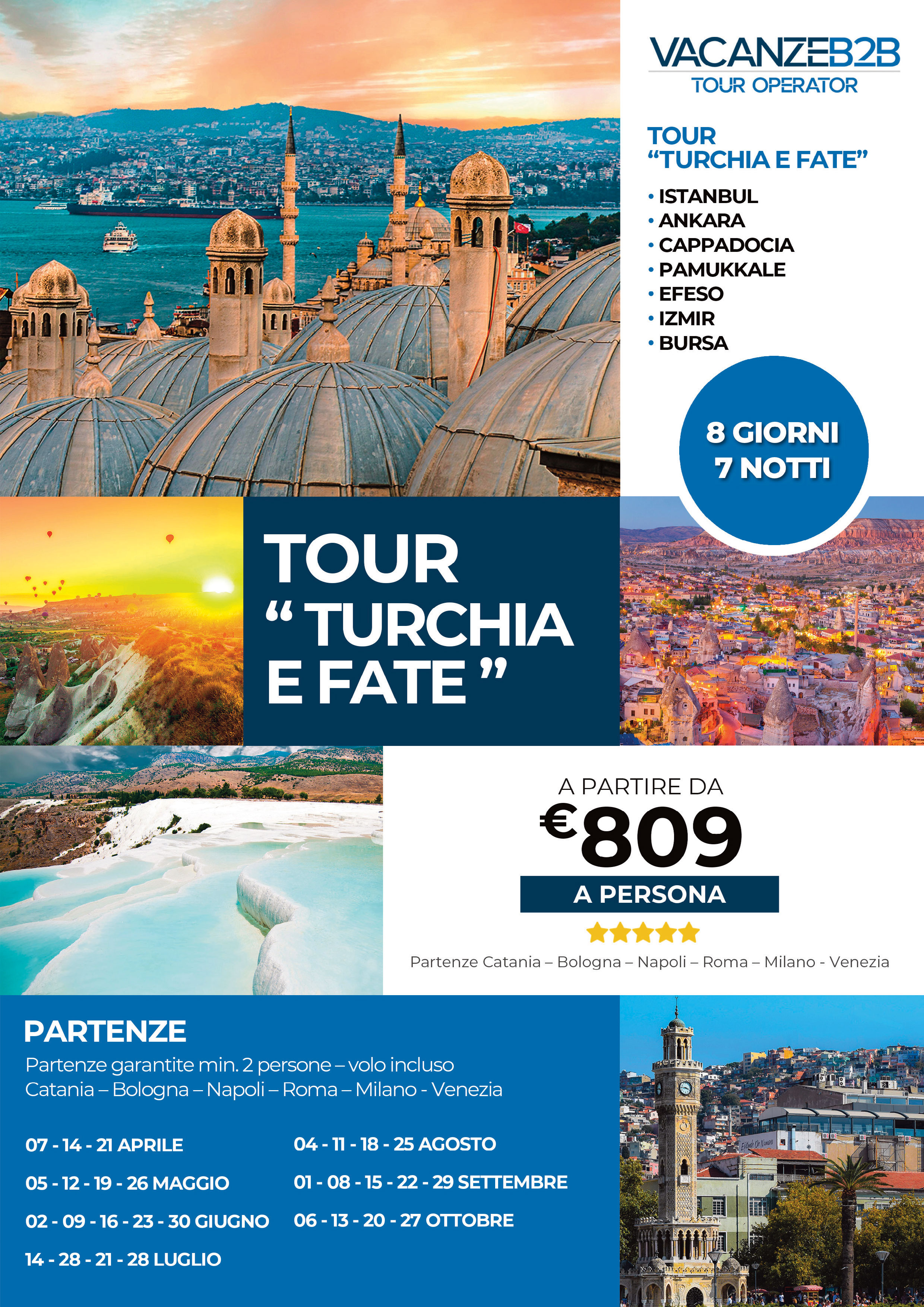 Tour  Turchia e fate