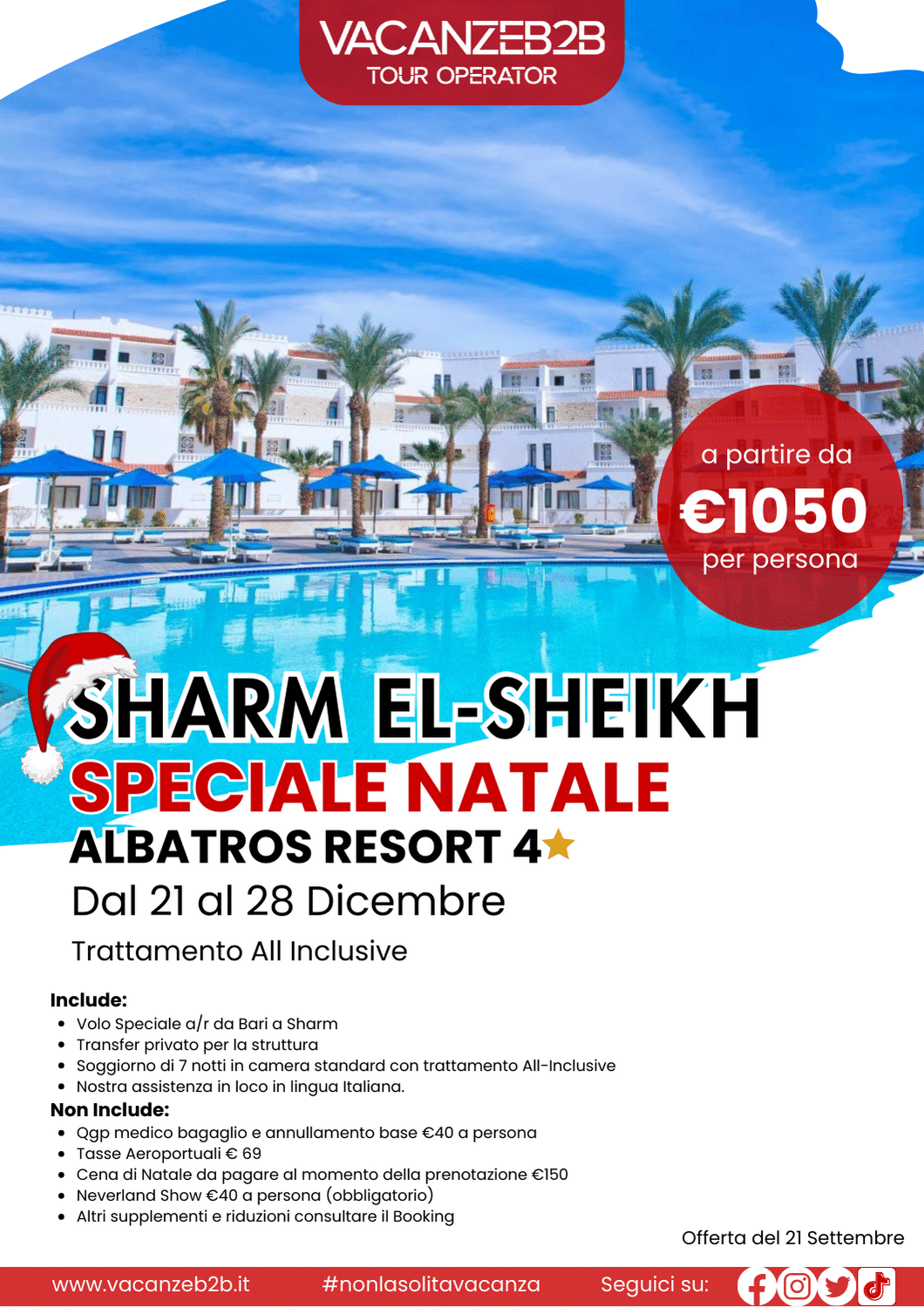 Natale a Sharm Albatro Resort